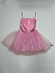 Платье феи с розочками, розовое